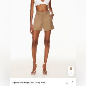 Babaton Agency Mid-thigh short - City Wool - Saville